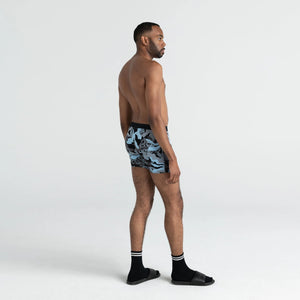 SAXX VIBE BOXER BRIEF-BLUE CAMO FLORAL