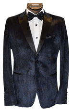 LIEF HORSENS TUXEDO JACKET- VELVET