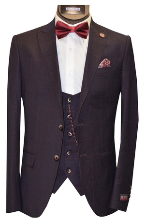 DELMONT 3 PIECE SUIT