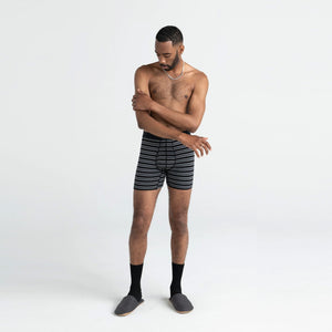 SAXX ULTRA BOXER BRIEF- BLACK CREW STRIPE