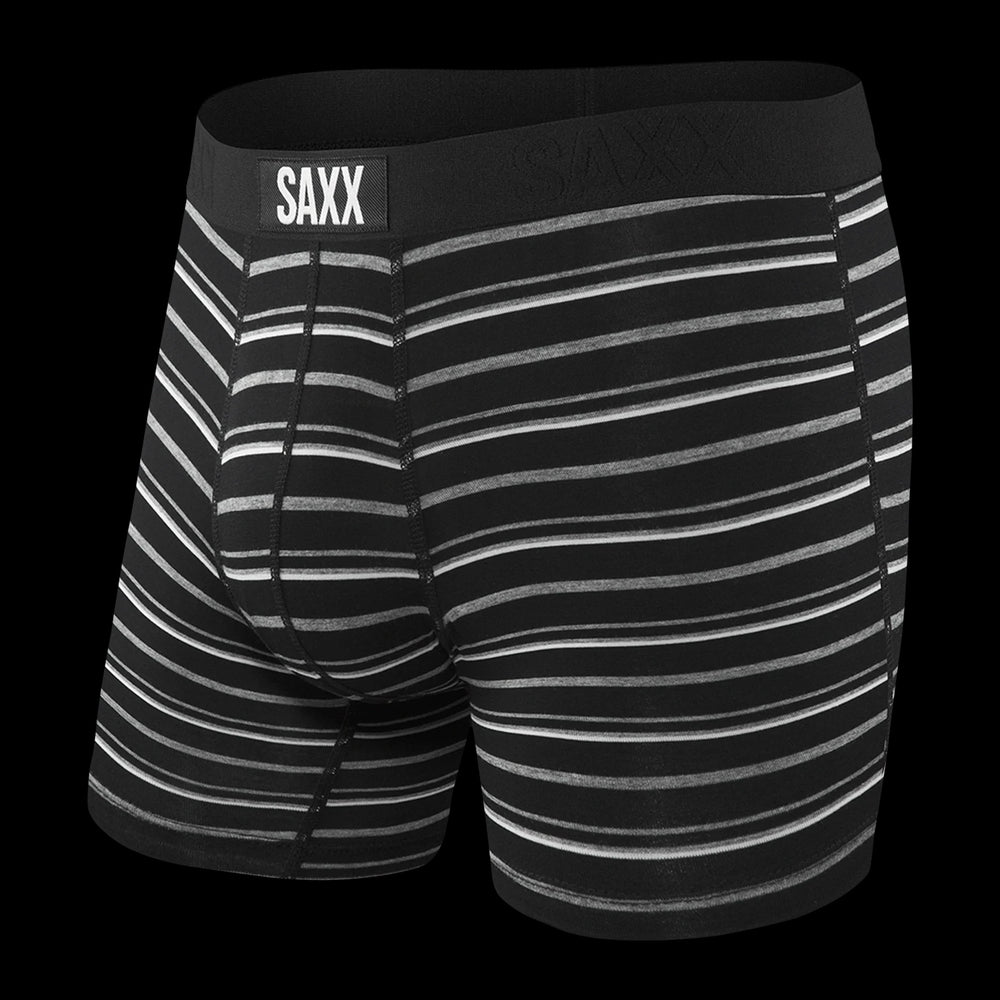 SAXX VIBE BOXER BRIEF-BLACK COAST STRIPE