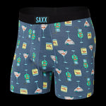 SAXX ULTRA BOXER BRIEF-NAUTICAL NIGHTCAP BLUE