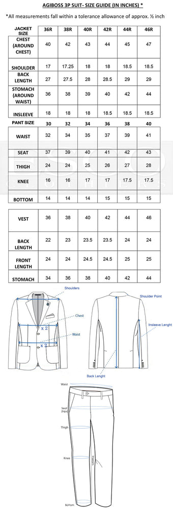 AGIBOSS 3 PIECE SUIT