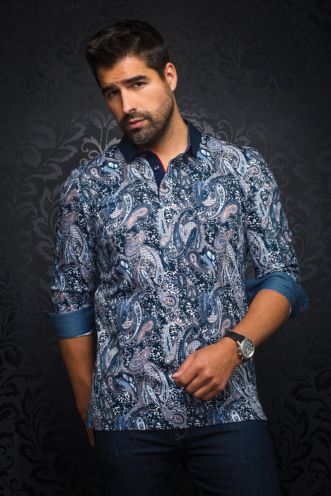 AU NOIR POLO SHIRT- AHMOSIS