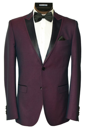 SOUL OF LONDON 2 PIECE TUXEDO- BURGUNDY