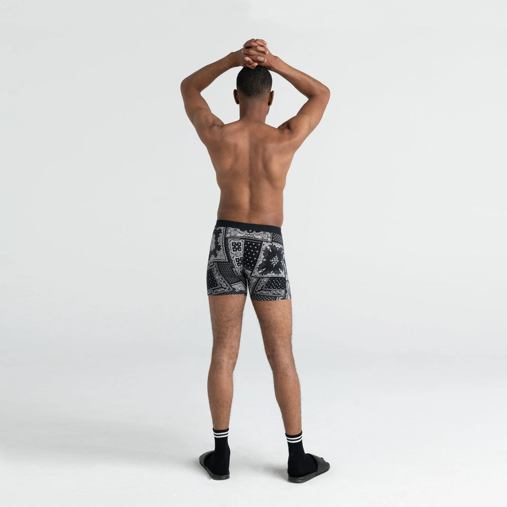 SAXX VIBE BOXER BRIEF-BLACK BANDANA REPUBLIC