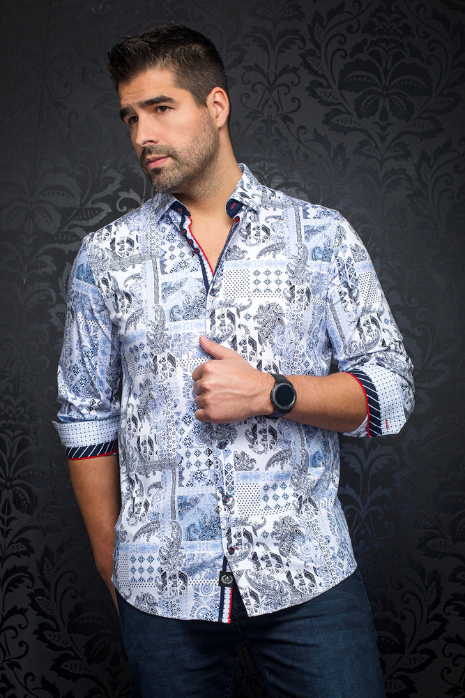 AU NOIR SHIRT- BORNEO LT. BLUE