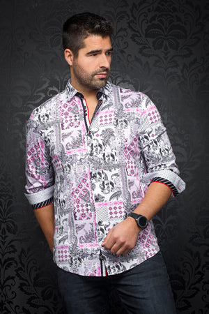 AU NOIR SHIRT- BORNEO PINK