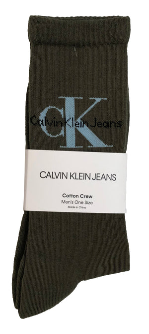 CALVIN KLEIN SOCKS- OLIVE