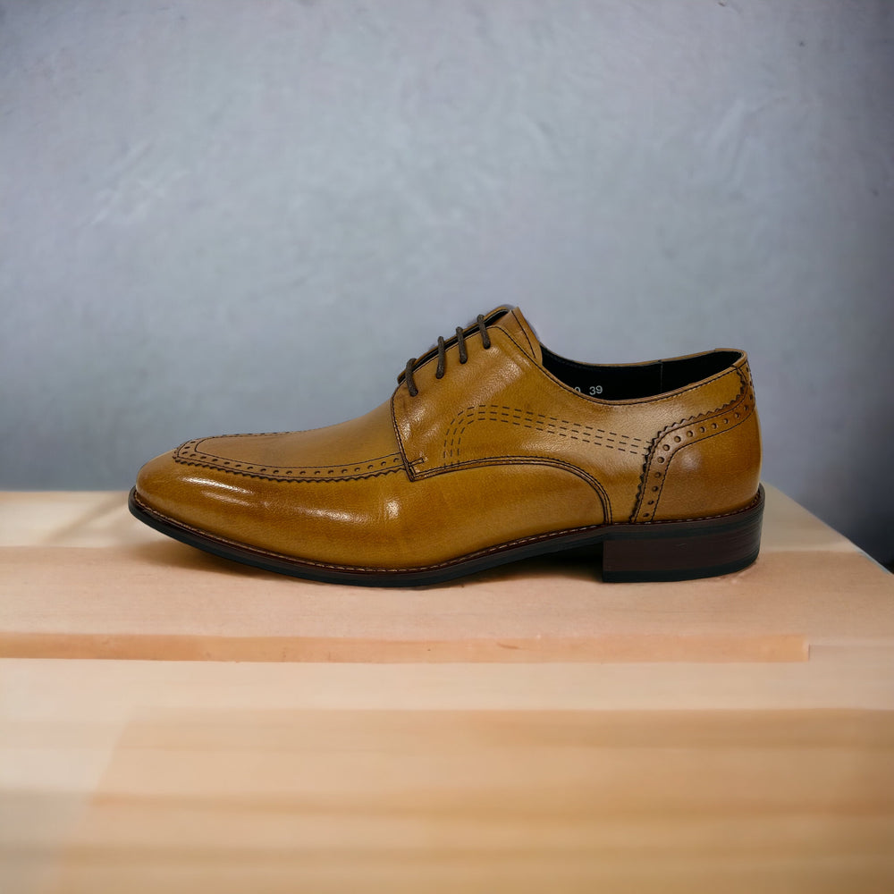 LIAM DANIEL DRESS SHOES- MAURO TAN