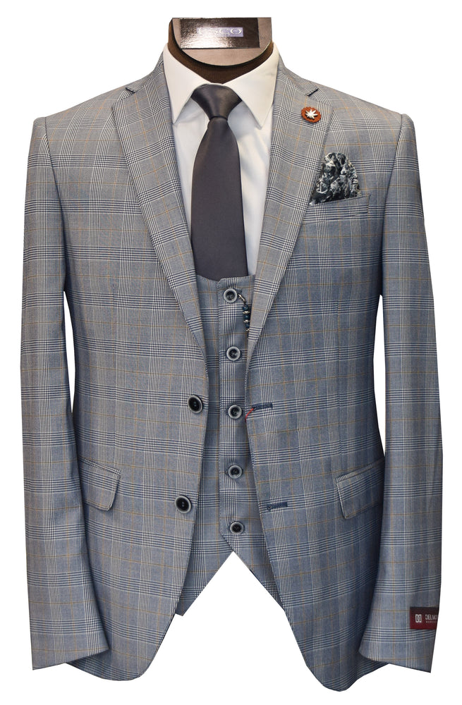 DELMONT 3 PIECE SUIT – ESCO CLOTHIERS