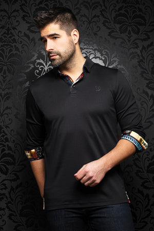 AU NOIR POLO SHIRT- FALCON