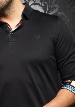 AU NOIR POLO SHIRT- FALCON