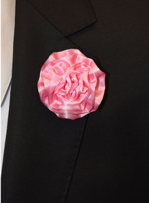 IKE BEHAR FLOWER PIN- PINK