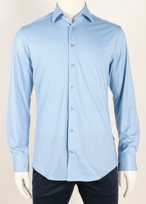 HORST LONG SLEEVE SHIRT- LIGHT BLUE