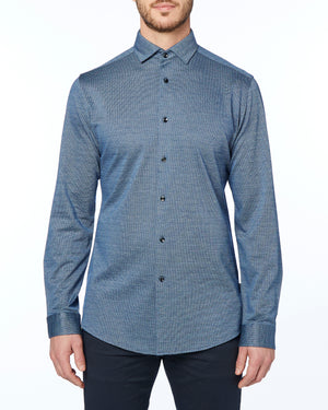 HORST LONG SLEEVE SHIRT- BLUE