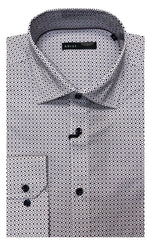 HORST LONG SLEEVE SHIRT- BURGUNDY