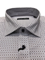HORST LONG SLEEVE SHIRT- BURGUNDY