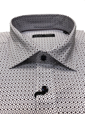 HORST LONG SLEEVE SHIRT- BURGUNDY