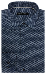 HORST LONG SLEEVE SHIRT- NAVY