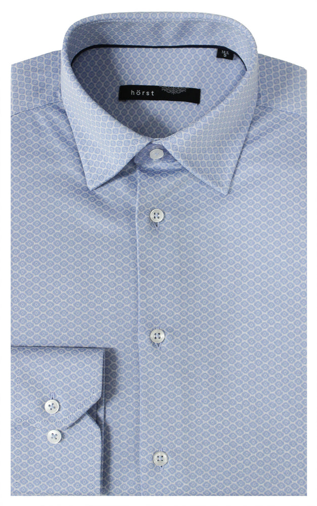 HORST LONG SLEEVE SHIRT- LIGHT BLUE