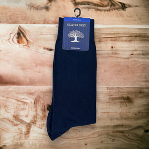 OLLIVER GREY DRESS SOCKS
