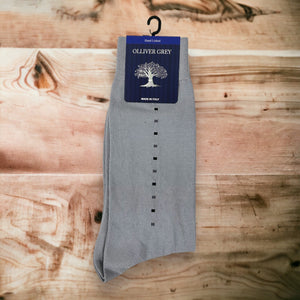 OLLIVER GREY DRESS SOCKS