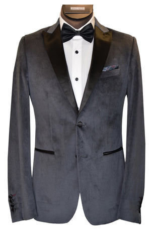 LIEF HORSENS VELVET TUXEDO JACKET