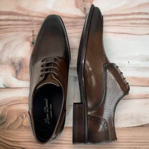 LIAM DANIEL DRESS SHOES- MAURO BROWN