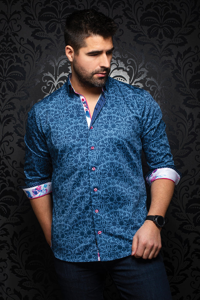 AU NOIR SHIRT- MONTFORT INDIGO