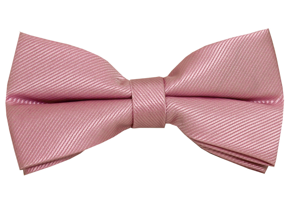 BOW TIE- SUEDE ROSE