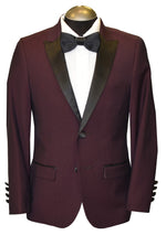 BOY SUIT SOSU191181(119) BURGUNDY 16