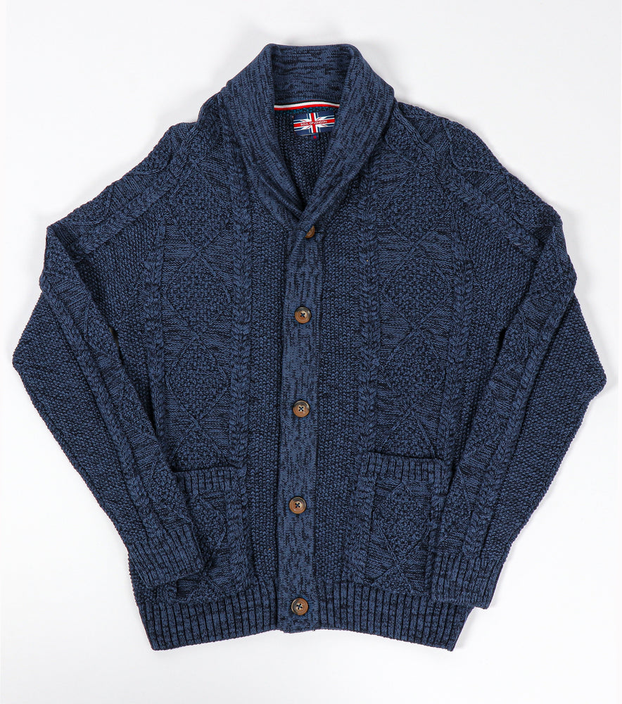 SOUL OF LONDON CARDIGAN- INDIGO