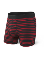 SAXX PLATINUM BOXER BRIEF- RED STRIPE