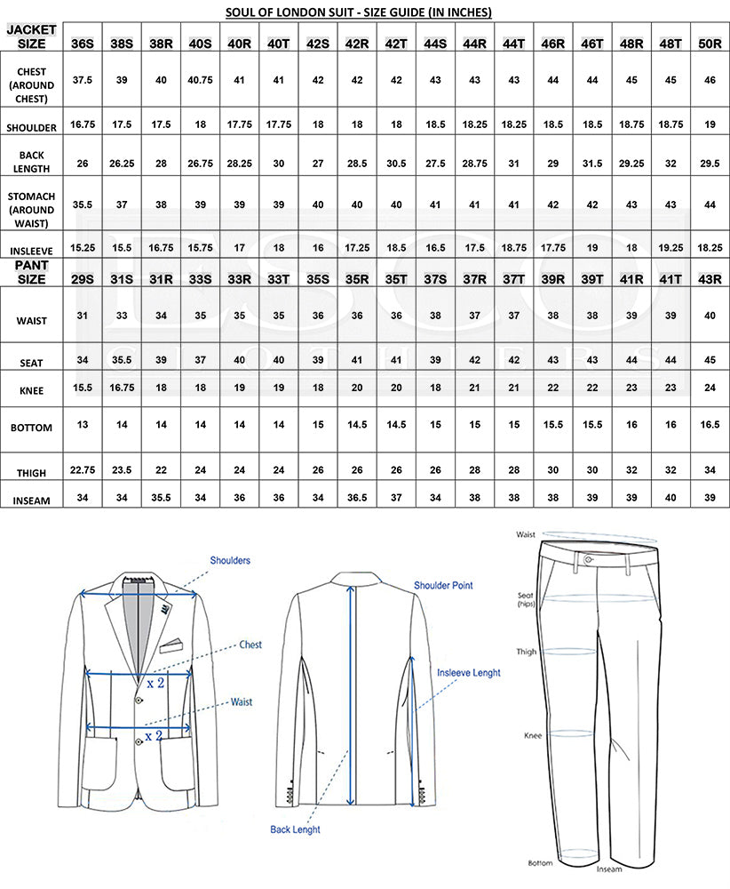 SOUL OF LONDON 2 PIECE SUIT