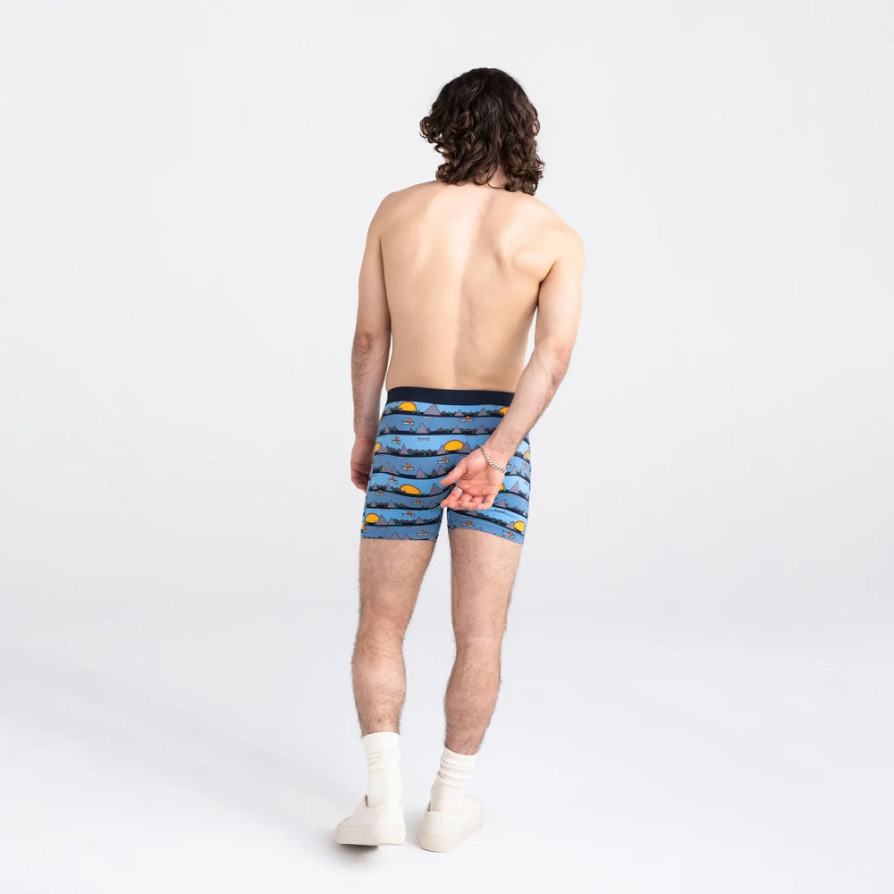 SAXX ULTRA BOXER BRIEF- LAZY RIVER BLUE