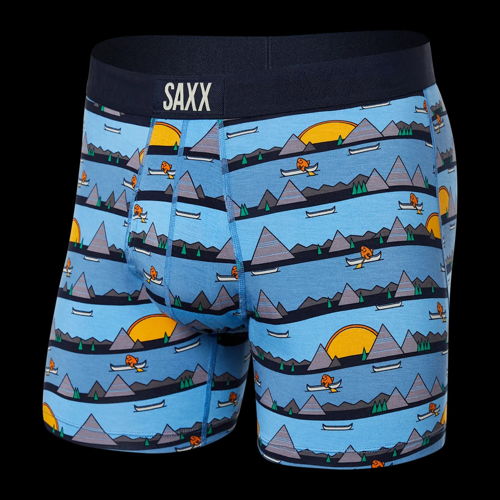 SAXX ULTRA BOXER BRIEF- LAZY RIVER BLUE