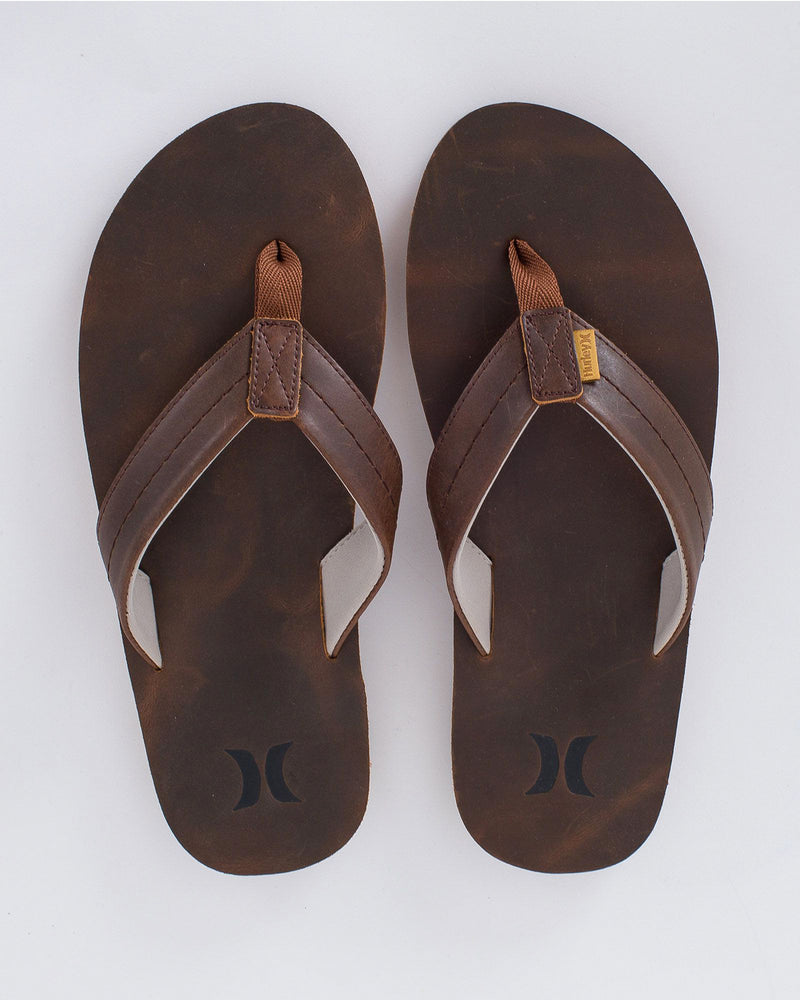 HURLEY ONE AND ONLY LEATHER SANDAL