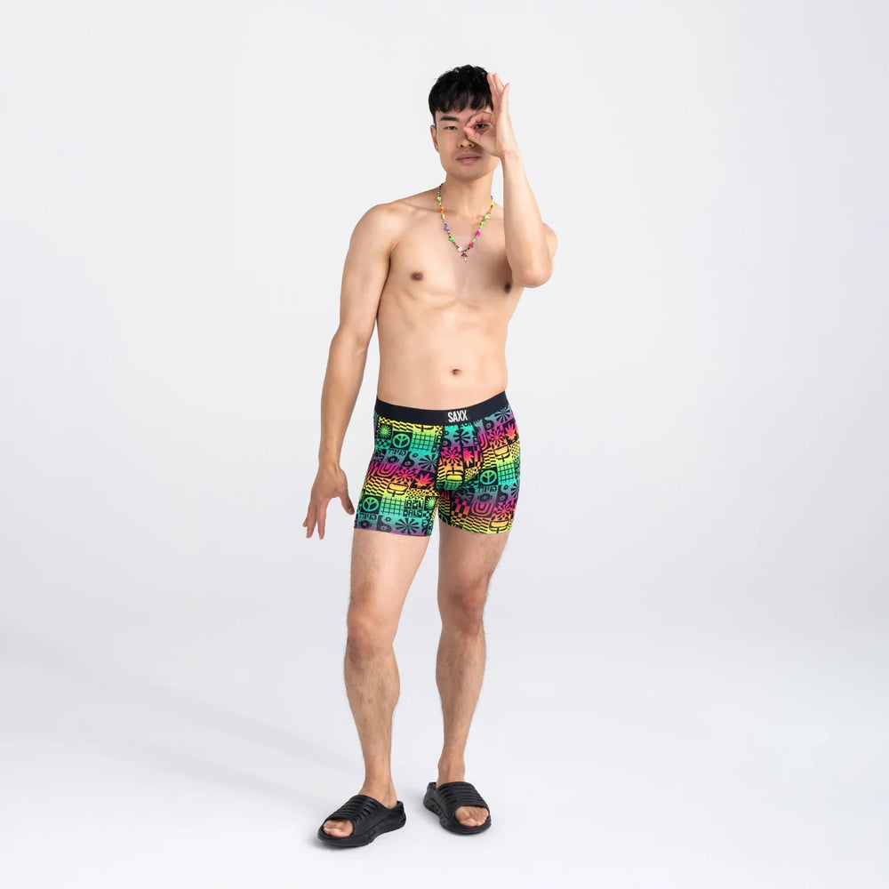 SAXX VIBE BOXER BRIEF-LAZY DAZE MULTI COLOUR