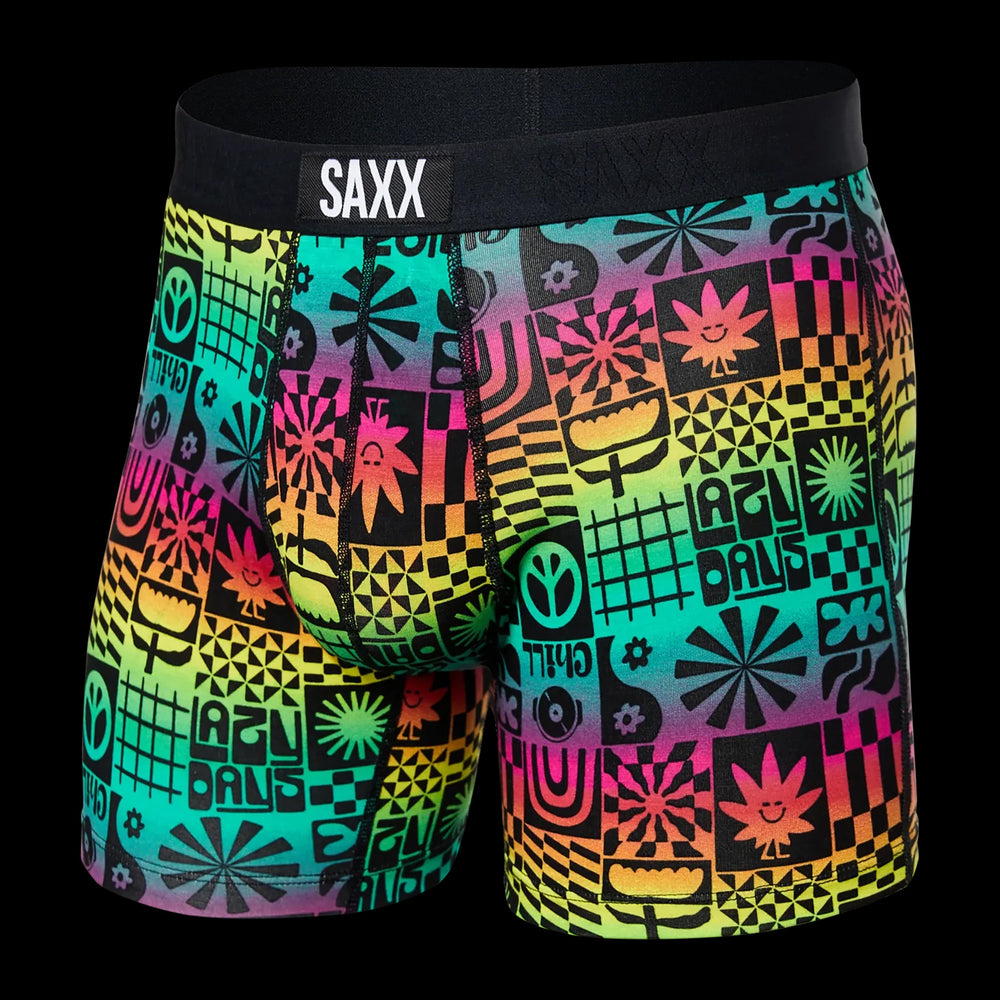 SAXX VIBE BOXER BRIEF-LAZY DAZE MULTI COLOUR – ESCO CLOTHIERS