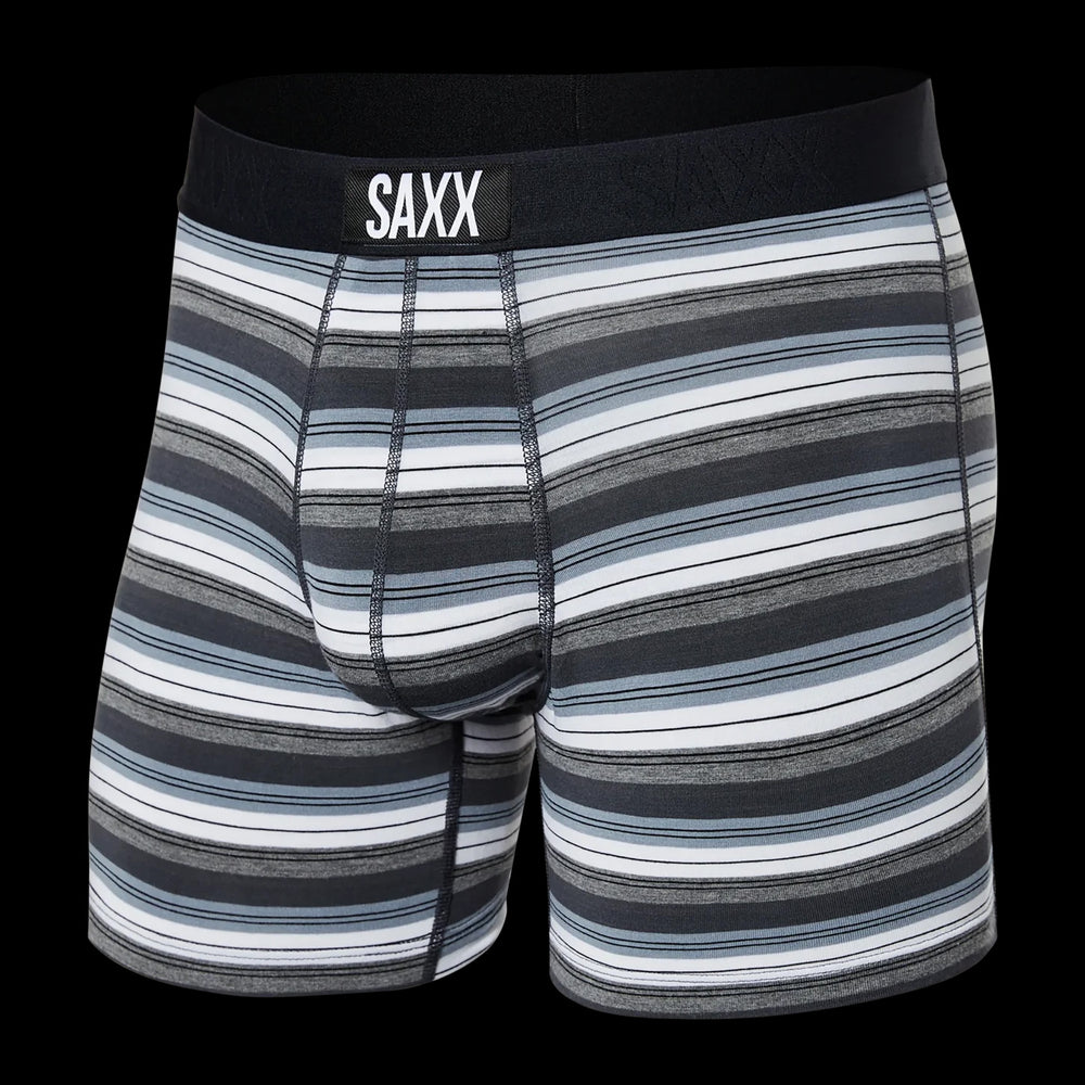 SAXX VIBE BOXER BRIEF-FREEHAND STRIPE GREY