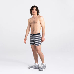 SAXX VIBE BOXER BRIEF-FREEHAND STRIPE GREY