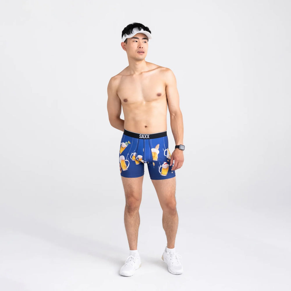 SAXX VOLT BOXER BRIEF- FRESH CATCH NAVY