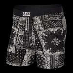 SAXX VIBE BOXER BRIEF-BLACK BANDANA REPUBLIC