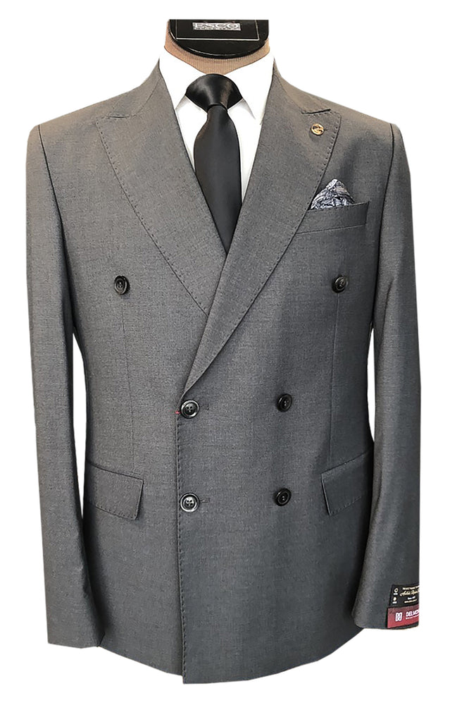 DELMONT 2 PIECE SUIT DOUBLE BREASTED 40R