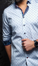 AU NOIR SHIRT- LISMORE LIGHT BLUE