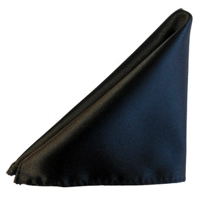 ENRICO RICCI POCKET SQUARE- BLACK