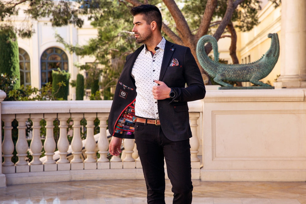 AU NOIR BLAZER BARTOLO Midnight ESCO CLOTHIERS