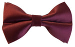 ENRICO RICCI BOW TIE-BURGUNDY