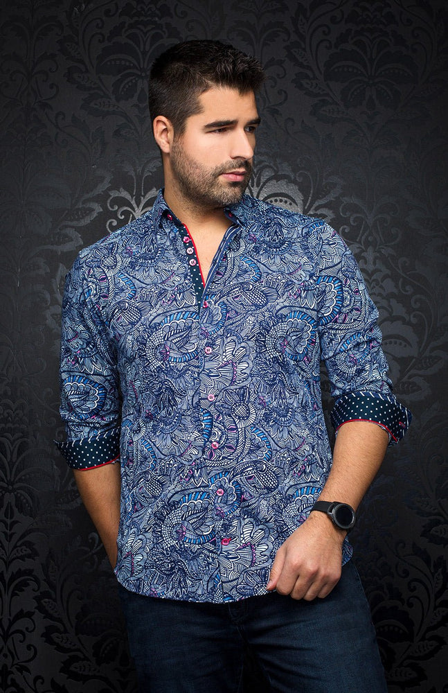 AU NOIR SHIRT - KAHLO, Sky Blue